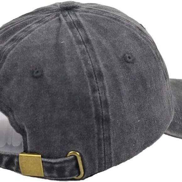 Softball Baseball Cap Cotton Adjustable Embroidered Women Sports Hat - Picture 5 of 5